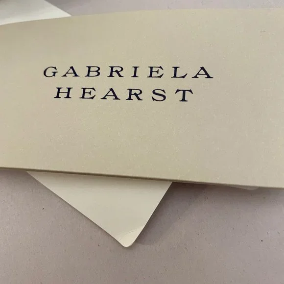 GABRIELA HEARST Saddle Buckle Belt, Cognac - Picture 3 of 5